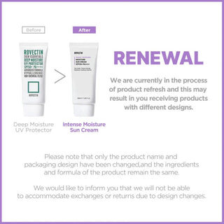 [Rovectin] Intense Moisture Sun Cream SPF 50+, PA++++ 50ml