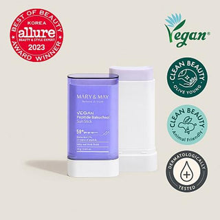 [Mary&May] Vegan Peptide Bakuchiol Sun Stick SPF50+ PA++++ 18g