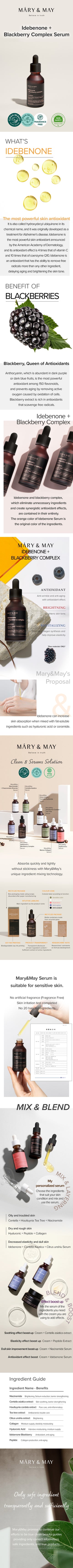 [Mary&May] Niacinamide+Chaenomeles Sinensis Serum 10ml [Miniature]