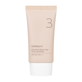 [Numbuzin] No.3 Porcelain Base-skip Tone Up Beige 50ml