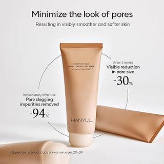 [Hanyul] Chestnut Shell Pore Clearing Clay Mask 100ml