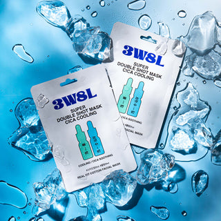 [3W8L] Super Double Shot Mask Cica Cooling 27ml