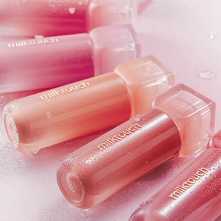[milktouch] Dew Stain Sheer Lip Gloss 03 Peony Rain 4g