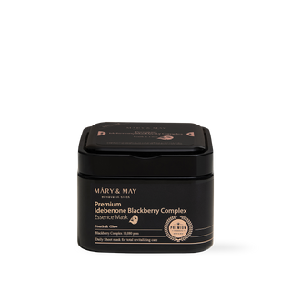 [Mary&May] Premium Idebenone Blackberry Complex Essence Mask 20EA/250g