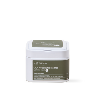 [Mary&May] Cica Houttuynia cordata Tea Tree Calming Mask Pack - 30 sheets