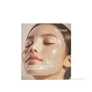 [Skinego] Super Glow Deep Collagen Hydrogel Mask 4ea