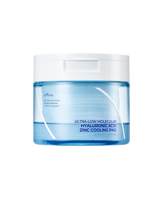 [Isntree] Ultra-Low Molecular Hyaluronic Acid Zinc Cooling Pad 150ml 60ea