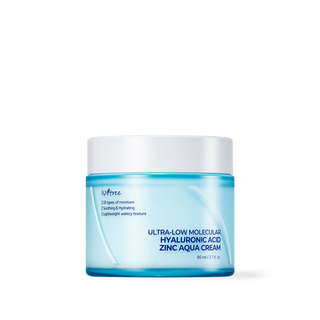 [Isntree] Ultra-Low Molecular Hyaluronic Acid Zinc Aqua Cream 80ml