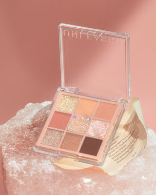 [Unleashia] Glitterpedia Eye Palette No.3 All of Coralpink 6.6g