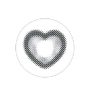 [cocoview] AXIAL FIXED Heart Ruri Gray 1month 0.00D 1ea/1Vial