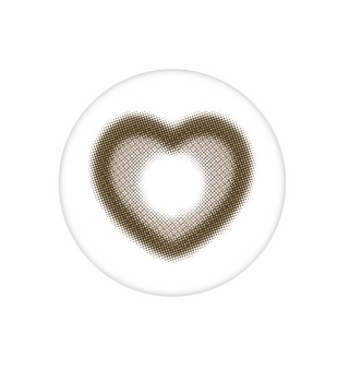 [cocoview] AXIAL FIXED Heart Ruri Brown 1month 0.00D 1ea/1Vial