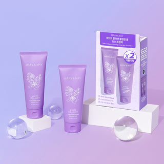[Mary&May] White Collagen Cleansing Foam Duo Twin Pack (150ml x2)