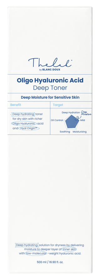 [THE LAB by BLANC DOUX] Oligo Hyaluronic Acid Deep Toner - 4 Sizes