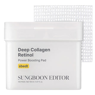 [SUNGBOON EDITOR] Deep Collagen Retinol Power Boosting Pad 150ml 100 pcs