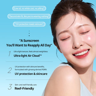 [VT Cosmetics] PDRN Air Cloud Sunscreen 50ml