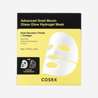 [Cosrx] Advanced Snail Mucin Glass Glow Hydrogel Mask 3ea