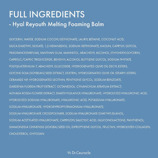 [Dr.Ceuracle] Hyal Reyouth Melting Foaming Balm 100ml