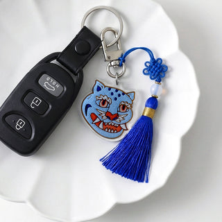 [PyunkangYul] K-Object Keyring Indigo Tiger