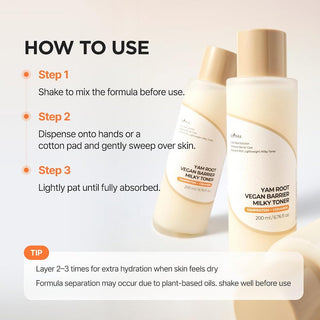 [Isntree] Yam Root Vegan Barrier Milk Toner 200ml