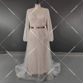 2 - In - 1 Exquisite Lace with Belt Bridal Gown - Diva Melody