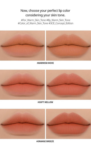[3CE] SOFT MATTE LIPSTICK WARMISH MOVE - Diva Melody