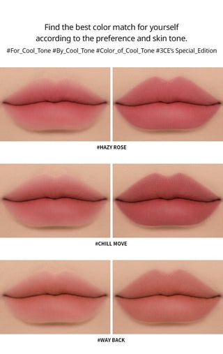 [3CE] SOFT MATTE LIPSTICK WAY BACK - Diva Melody