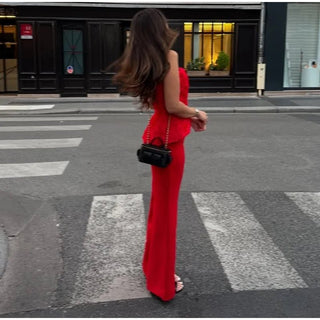 3D Floral Tube Top Pants Set - Diva Melody