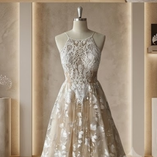 Vestido de novia sencillo y elegante