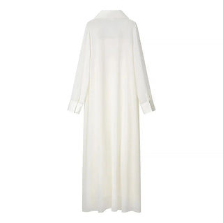 Strapless Maxi Dress and Sheer Duster Set