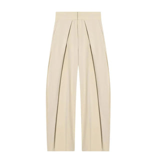 High Waisted Pleated Baggy Wide Leg Pants