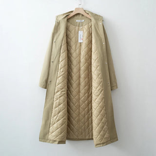 Quilted Lining Tailored Longline Coat