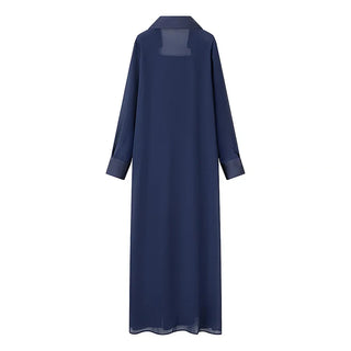 Strapless Maxi Dress and Sheer Duster Set
