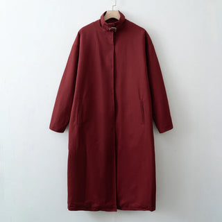 Quilted Lining Tailored Longline Coat