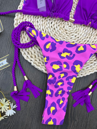 Leopard Print Bikini Set
