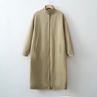Quilted Lining Tailored Longline Coat
