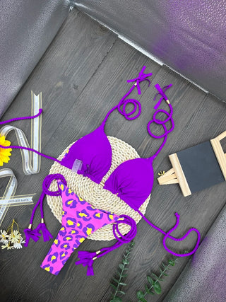 Leopard Print Bikini Set