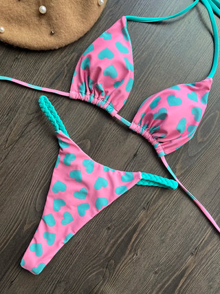 Zebra Print Bikini Set