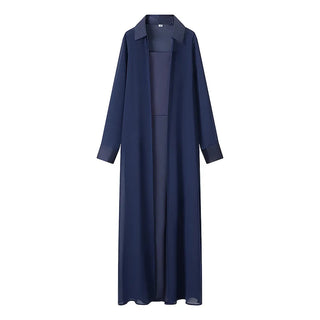 Strapless Maxi Dress and Sheer Duster Set