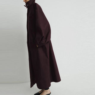 Quilted Lining Tailored Longline Coat