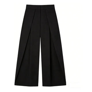 High Waisted Pleated Baggy Wide Leg Pants