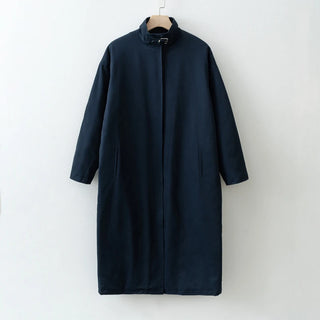 Quilted Lining Tailored Longline Coat