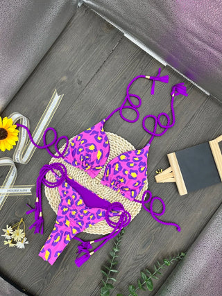 Leopard Print Bikini Set