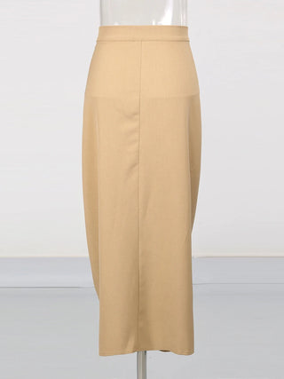 Architectural Draped Maxi Skirt