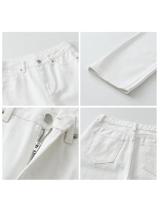 High Waisted Straight Leg Pants