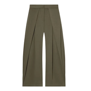 High Waisted Pleated Baggy Wide Leg Pants