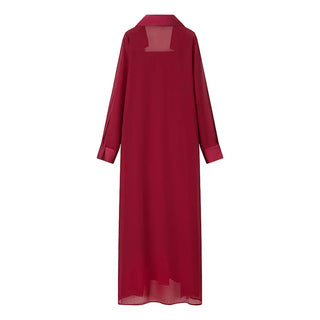 Strapless Maxi Dress and Sheer Duster Set