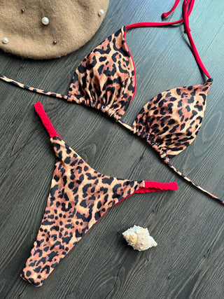 Zebra Print Bikini Set