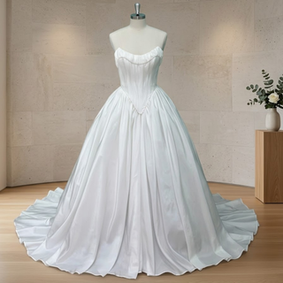 Luxury Two-Piece Basque Waist Wedding Dress