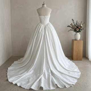 Luxury Two-Piece Basque Waist Wedding Dress