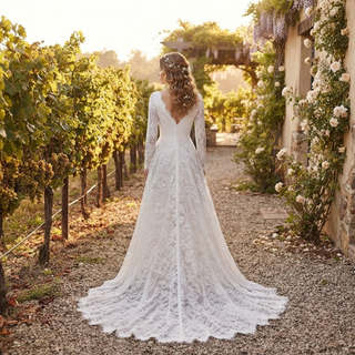 Delicate Lace Bridal Couture